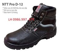 Giày NTT bảo hộ lao động Pro D12 màu nâu